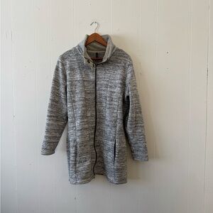 Kuhl Heathered Knit Full Zip Sweater XL Extra Large